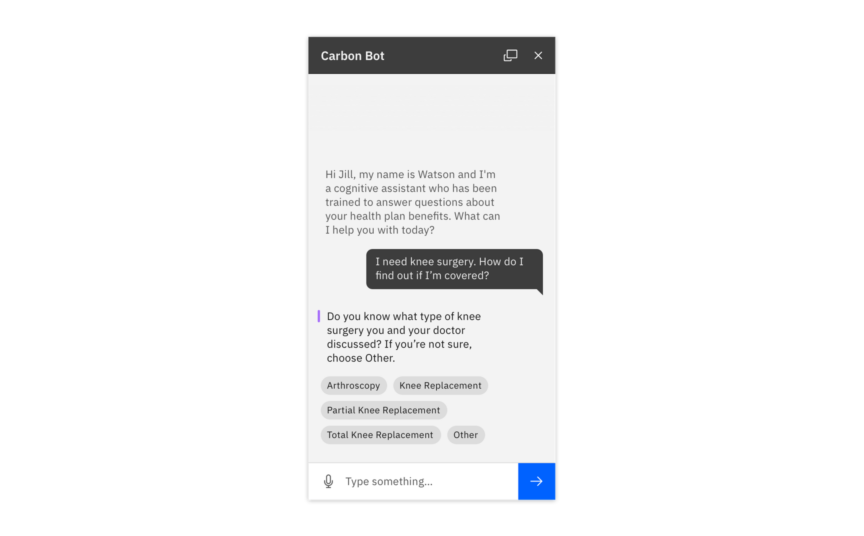 Chatbots – Carbon Design System